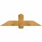 Ekena Millwork Eugene Rough Sawn Timber Gable Bracket, Western Red Cedar, 48"W x 14"H x 2"D x 6"F, 7/12 Pitch GBW048X14X0206EUG00RWR - alternate 1